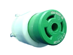 New Leviton Twist Turn Locking Plug Connector NEMA L13-30R 30A 3Ø 600V 71330-C New Leviton Twist Turn Locking Plug Connector NEMA L13-30R 30A 3Ø 600V 71330-C