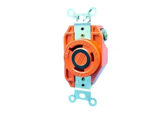 Leviton ISOLATED GROUND L9-30 Turn Locking Receptacle Twist Lock Outlet NEMA L9-30R 30A 600V 2650-IG Leviton ISOLATED GROUND L9-30 Turn Locking Receptacle Twist Lock Outlet NEMA L9-30R 30A 600V 2650-IG