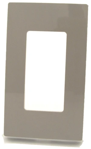 Leviton 80301-GY 1-Gang Decora Wallplate Screwless, Gray Leviton 80301-GY 1-Gang Decora Wallplate Screwless, Gray