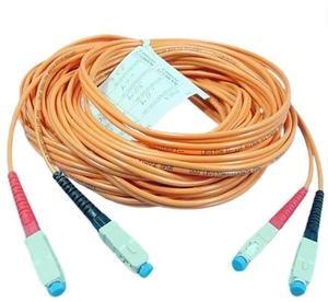 Leviton 10M Fiber Optic Patch Cable Cord SC SC 50mi Leviton 10M Fiber Optic Patch Cable Cord SC SC 50mi