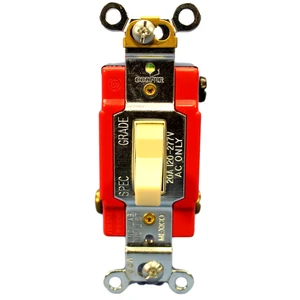 Cooper AH1223V Ivory Industrial Grade Three Way Toggle Light Switch 20A 120/277V Cooper AH1223V Ivory Industrial Grade Three Way Toggle Light Switch 20A 120/277V