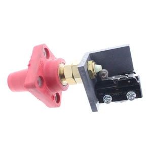 Leviton 16RSW-R Red 16 Series Female Cam-Type Panel Receptacle with Micro Switch Leviton 16RSW-R Red 16 Series Female Cam-Type Panel Receptacle with Micro Switch