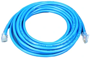 Leviton Blue Cat 5 15 Ft Ethernet LAN Patch Cord Network Cable Cat5 52454-15R Leviton Blue Cat 5 15 Ft Ethernet LAN Patch Cord Network Cable Cat5 52454-15R