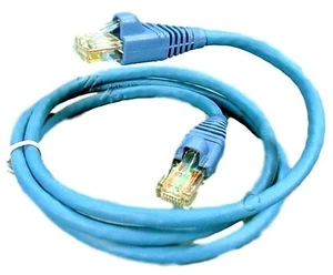 Blue Cat 5e 3 ft Patch Cord Network Cable Booted Cat5e AG500-03L Blue Cat 5e 3 ft Patch Cord Network Cable Booted Cat5e AG500-03L