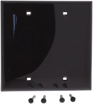 Leviton 80725 Brown Nylon Two Gang Blank Wall Plate Leviton 80725 Brown Nylon Two Gang Blank Wall Plate