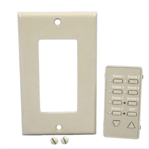 Leviton Gray Controller Dimmer Switch Faceplate Color Conversion Kit DCKS7-G Leviton Gray Controller Dimmer Switch Faceplate Color Conversion Kit DCKS7-G