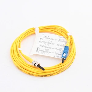 3M Leviton Fiber Optic Singlemode Simplex Patch Cable Cord ST SC SPC SPSCT-S03 3M Leviton Fiber Optic Singlemode Simplex Patch Cable Cord ST SC SPC SPSCT-S03