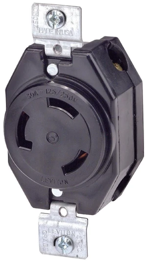 Non-NEMA Locking Receptacle Turn Lock Outlet 30A 125/250V 3330-061 Boxed Non-NEMA Locking Receptacle Turn Lock Outlet 30A 125/250V 3330-061 Boxed