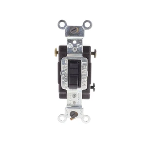 Leviton Brown COMMERCIAL Grade 3-Way Toggle Wall Light Switch Non-Grounding 15A 120/277VAC 5503 Leviton Brown COMMERCIAL Grade 3-Way Toggle Wall Light Switch Non-Grounding 15A 120/277VAC 5503