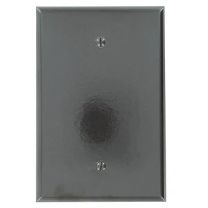 Leviton 85114 Brown Oversize Single Gang Blank Wall Plate Leviton 85114 Brown Oversize Single Gang Blank Wall Plate