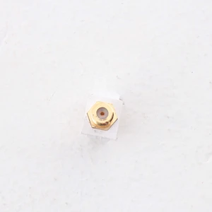 Leviton R0240831W Gold Plated 'F' Speaker Jacks In White Leviton R0240831W Gold Plated 'F' Speaker Jacks In White