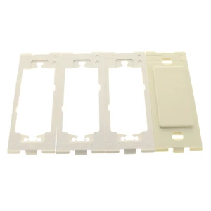 Leviton 80314-A Almond Decora Plus Standard Size Blank Wall Plate Plastic Adapter Leviton 80314-A Almond Decora Plus Standard Size Blank Wall Plate Plastic Adapter
