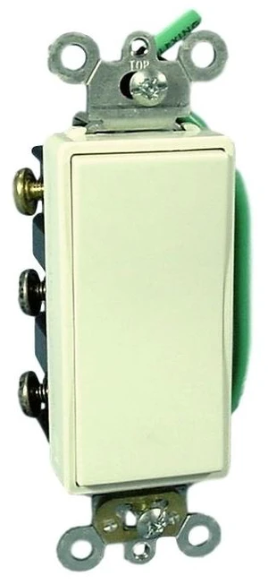 Leviton 5686-2A Almond Decora Plus Double Pole Double Throw Maintained Rocker Switch 15A Leviton 5686-2A Almond Decora Plus Double Pole Double Throw Maintained Rocker Switch 15A