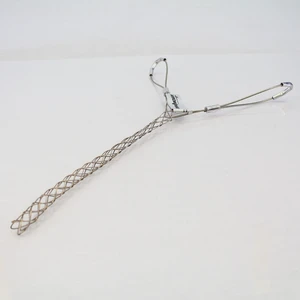 Cooper/Arrow Hart SGD50 Cable Support Grip, Standard Duty, Double Eye, .50-0.61" Capacity Range, 4" Bale, 11" Closed Mesh Length, Tin-Coated Bronze Cooper/Arrow Hart SGD50 Cable Support Grip, Standard Duty, Double Eye, .50-0.61" Capacity Range, 4" Bale, 11" Closed Mesh Length, Tin-Coated Bronze
