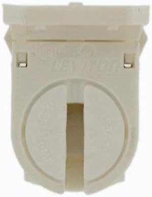 Leviton 23654-SNP Miniature Bi-Pin T5 Dedicated Shunted Snap-In Slide-On Fluorescent Lampholder Leviton 23654-SNP Miniature Bi-Pin T5 Dedicated Shunted Snap-In Slide-On Fluorescent Lampholder