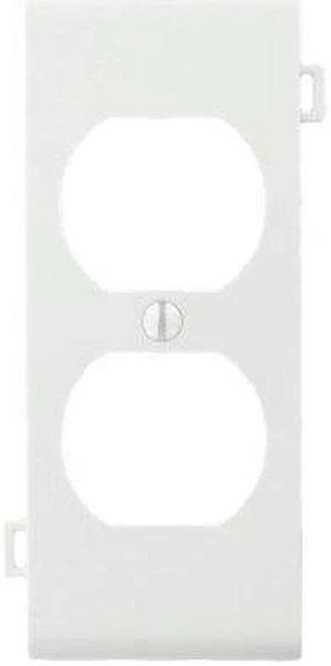 Leviton PSC8-W White Duplex Receptacle Sectional Center Wall Plate Leviton PSC8-W White Duplex Receptacle Sectional Center Wall Plate