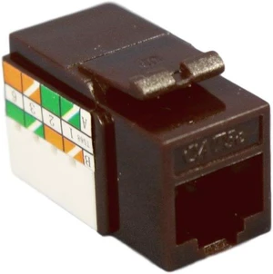 Cooper Wiring Devices 5547-5EB Cat 5e RJ45 Modular Data Jack, Brown Cooper Wiring Devices 5547-5EB Cat 5e RJ45 Modular Data Jack, Brown