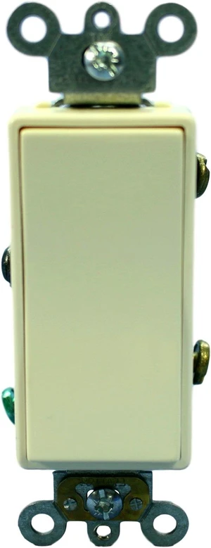 Leviton 5693-2A Almond Decora Plus Three Way Rocker Light Switch 15A Leviton 5693-2A Almond Decora Plus Three Way Rocker Light Switch 15A