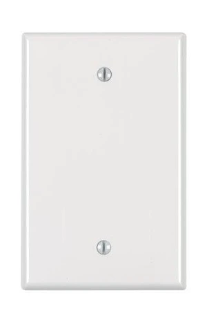 Pj13-W 1-Gang Blank Wallplate, Midway Size, White Leviton Misc. Electrical Pj13-W 1-Gang Blank Wallplate, Midway Size, White Leviton Misc. Electrical