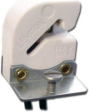 Leviton LHo352 Linear Flourescent Lampholder T8 Only 486 Leviton LHo352 Linear Flourescent Lampholder T8 Only 486