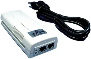 Leviton White Power Over Ethernet Midspan 1 Port Managed Panel PoE 100-M3001-1UB Leviton White Power Over Ethernet Midspan 1 Port Managed Panel PoE 100-M3001-1UB