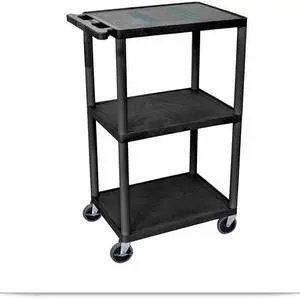 18D x 24W x 41H AV Cart 3 Shelves