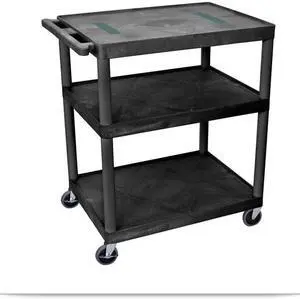 24D x 32W x 40 1/4H AV Cart 3 Shelves