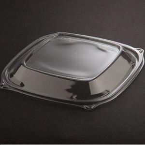 Dart PresentaBowls Pro Square Lids f/24-32oz Bowls Clear 8.5x8.5 63/Bag 4 Bag/CT