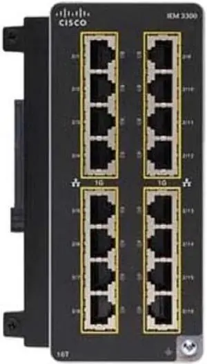 Cisco Catalyst IE3300 Rugged Series Module, 16 Non-PoE Copper