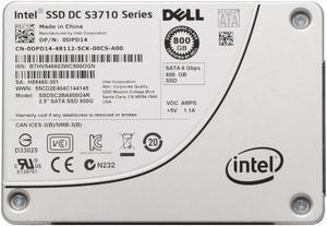 DPD14 SSDSC2BA800G4R-DELL INTEL 800GB 6GB SATA 2.5'' HOT PLUG SOLID STATE SSD