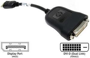 Hp Displayport To Dvi-D Adapter.