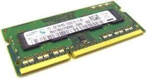 Samsung M471B5773DH0-CH9 1.5 V Memory Module - 2 GB DDR3 - PC3-10600 - 1333 MHz - 204-Pin SODIMM - Non-ECC Samsung M471B5773DH0-CH9 1.5 V Memory Module - 2 GB DDR3 - PC3-10600 - 1333 MHz - 204-Pin SODIMM - Non-ECC
