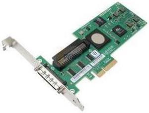 LSI 20320Ie Logic Single Channel Pciexpress Low Profile 1 Int + 1 Ext Ultra320 Scsi Host Bus Adapter Dual Label
