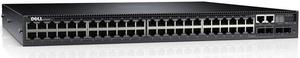 Dell Networking N2048P - Switch - L2+ - Managed - 48 x 10/100/1000 + 2 x 10 Gigabit SFP+ - rack-mountable - PoE+