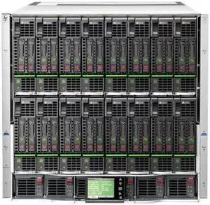 Hp Blc7000 Three-Phase Enclosure W/6 Power Supplies And 10 Fans W/16 Insight Control Environment Licenses - Rack-Mountable - 10U - For Integrity Bl890C I2; Proliant Bl2 X 220C G7  Bl460C G7  Bl490C G7