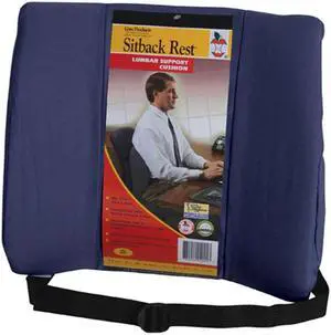 Sitback Standard Lumbar Back Support  13 x 14 Blue 400NAVY