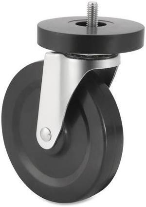Lorell Caster Kit 5" Wheel f/ Industr. Shelving 4/ST Black 84861