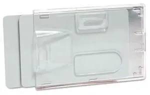 Baumgartens Sealable ID Card Holders Vertical 3-3/4"x2-5/8" 50/PK CL 47840