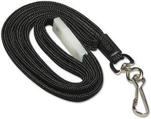 Baumgartens Breakaway Lanyard w/ Hook 36" Black 65509