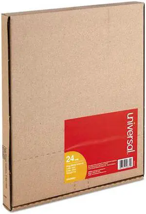 UNIVERSAL Economical Insertable Index Clear Tabs 5-Tab Letter Buff 24 Sets/Box