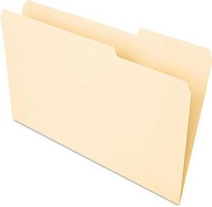 UNIVERSAL Recycled Interior File Folders 1/3 Cut Top Tab Legal Manila 100/Box