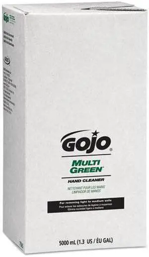 Gojo MULTI GREEN Hand Cleaner Refill 5000mL Citrus Scent Green 2/Carton 7565