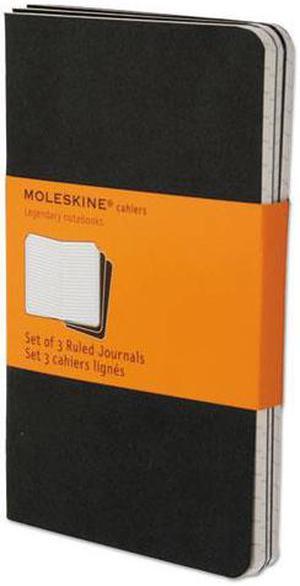 Cahier Journal, Ruled, 5 1/2 x 3 1/2, Black Cover, 64 Sheets HBGQP311