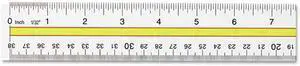 Westcott Acrylic Data Highlight Reading Ruler With Tinted Guide 15" Clear 10580