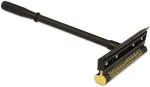 Boardwalk General-Duty Squeegee 8" Sponge Head/Rubber Blade 16" Plastic Handle 816