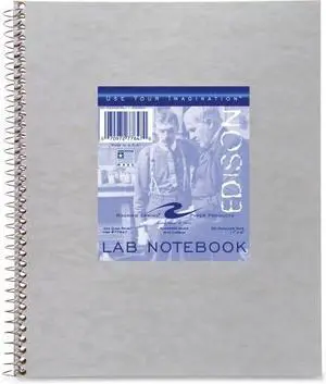 ROARING SPRING 77647 Lab Notebooks, 11"x9", 50 sets Yellow/White