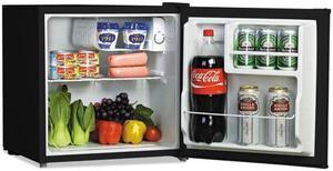 Alera 1.6 Cu. Ft. Refrigerator with Chiller Compartment, Black RF616B