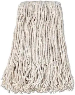 Boardwalk Banded Cotton Mop Head #24 White 12/Carton CM02024S