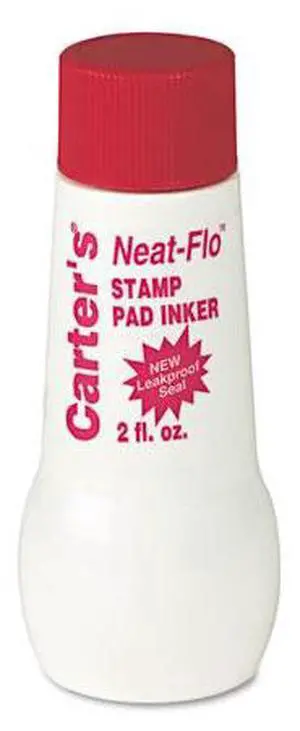 Neat-Flo Bottle Inker 2 oz/59.15 ml Red
