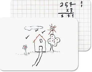 Dry Erase Lap Board, 11 7/8 x 8 14, Frameless BVCMB8034397R